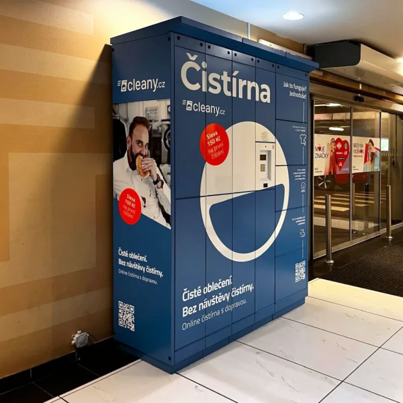 Bezkontaktní výdejní a vkladové automaty