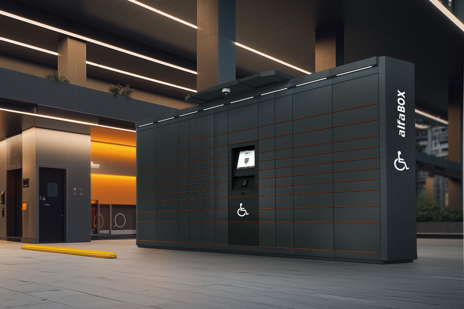 Doručovací box jako součást veřejného prostoru Doručovací box jako součást veřejného prostoru