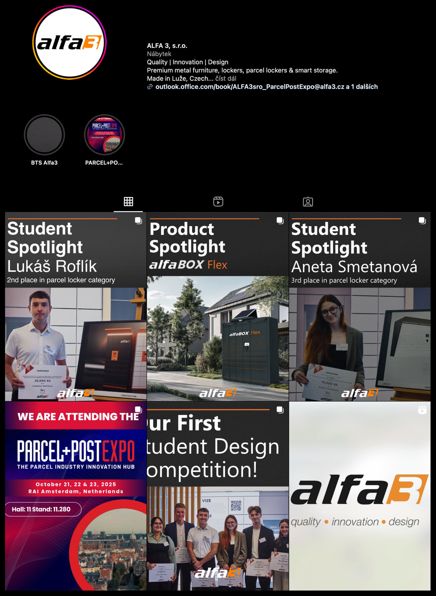 Sledujte ALFA 3 na Instagramu!