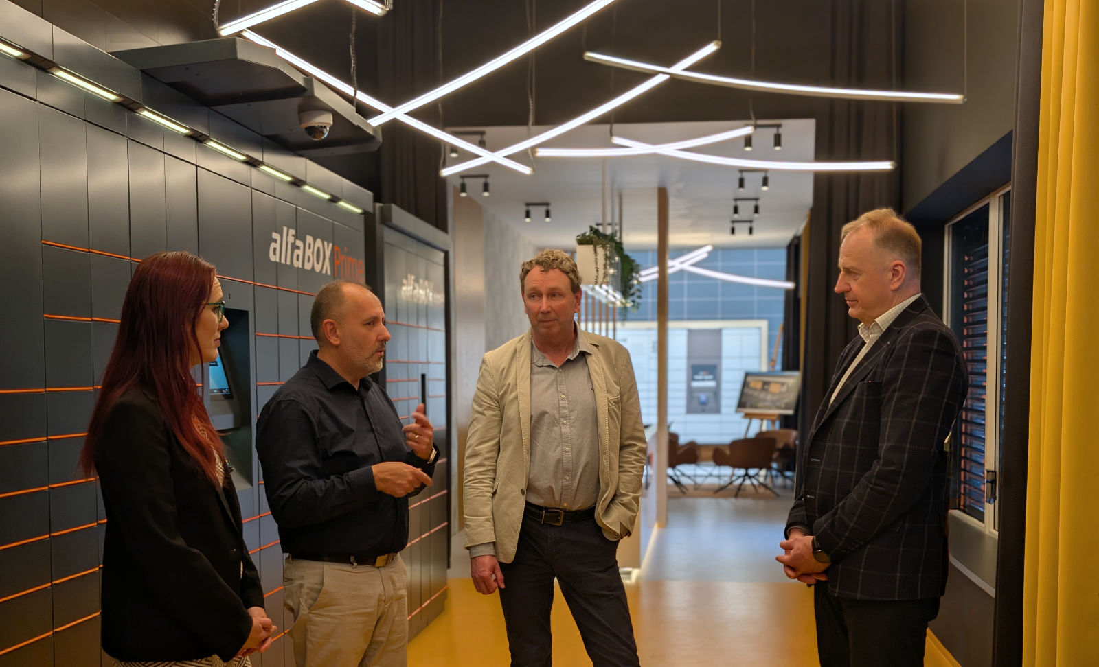 Andre Veskimeister při návštěvě naší společnosti