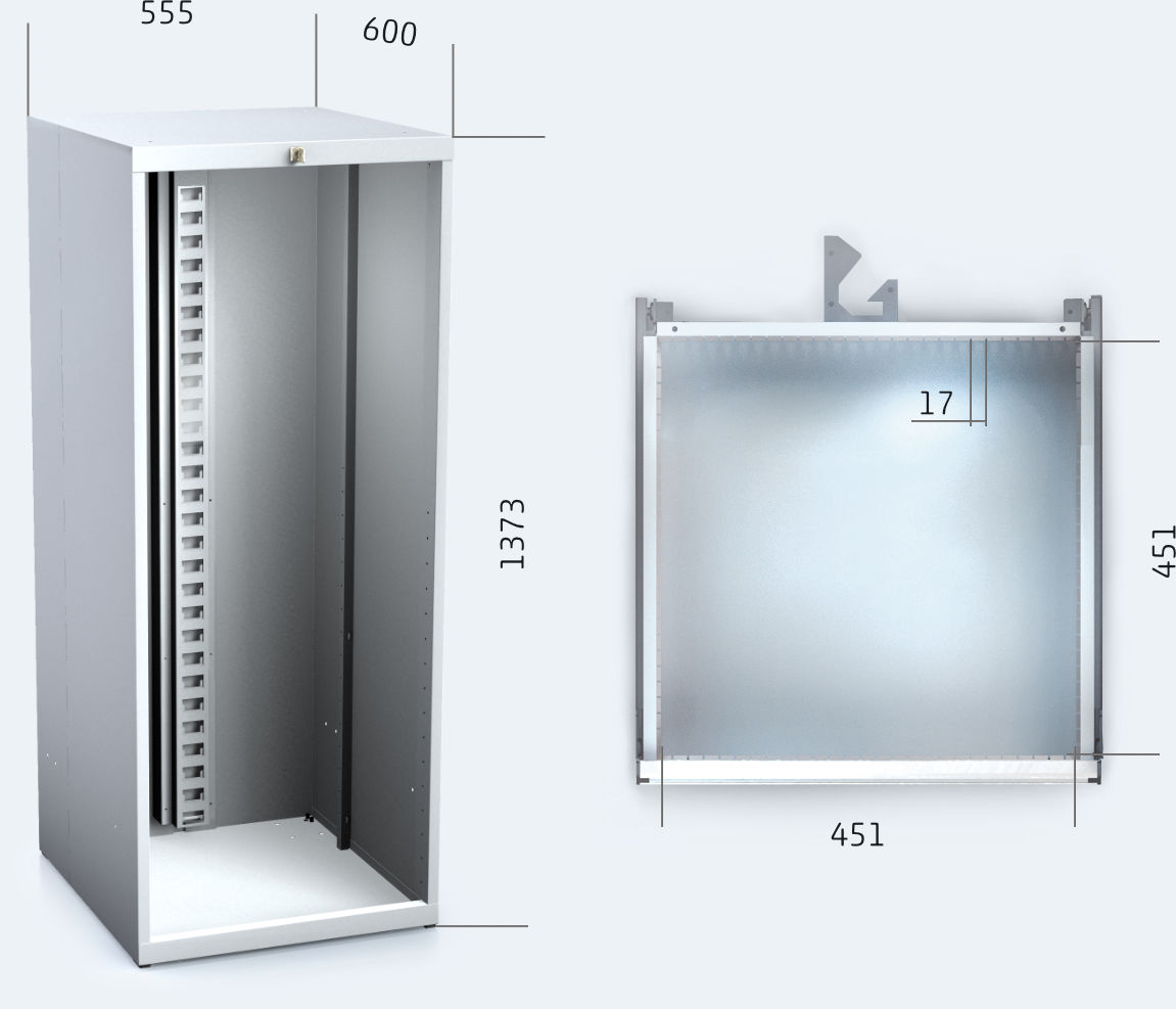 Korpus pro instalaci zásuvek 29U - 2727E výkres