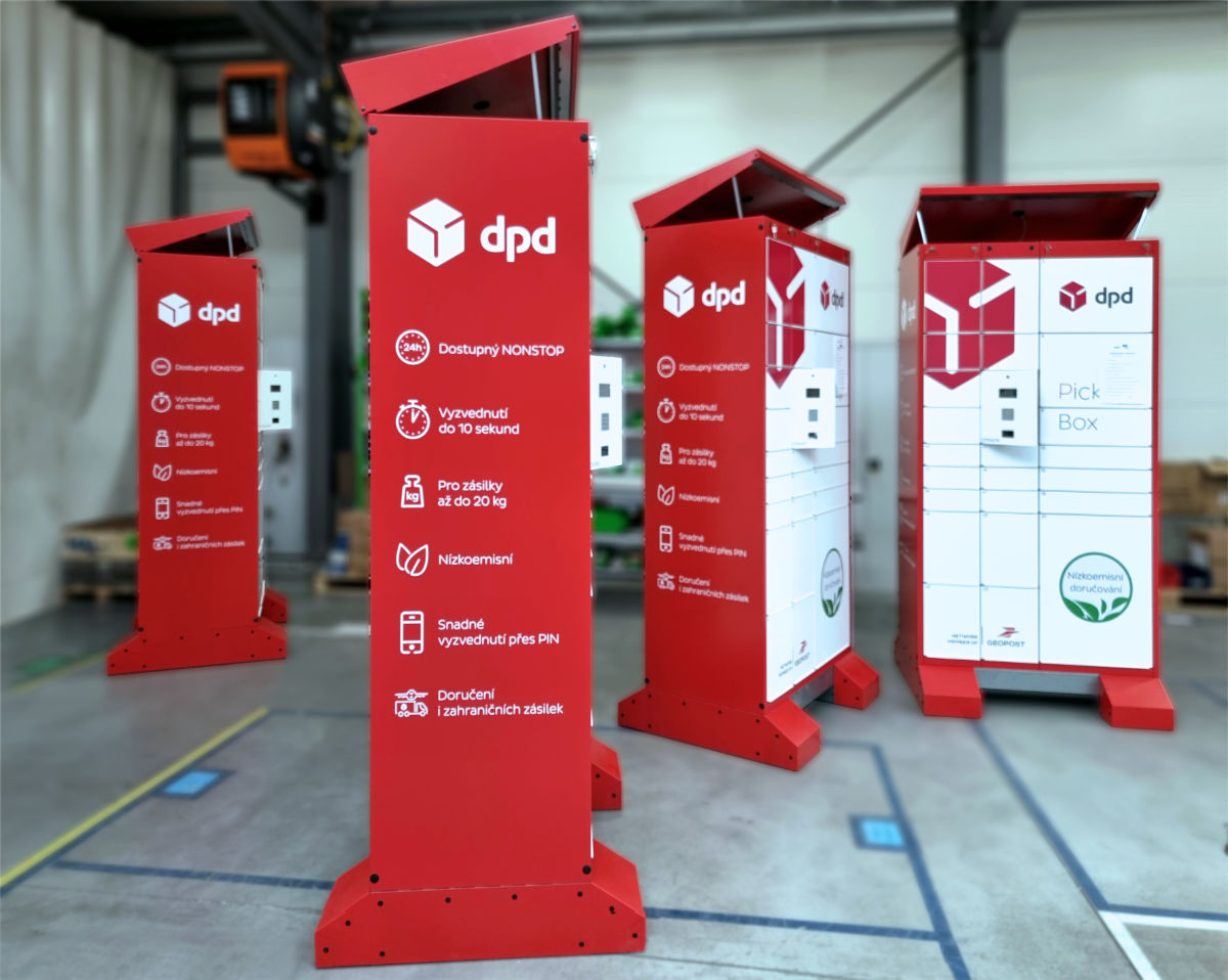 Výroba Off-grid Pickup boxů pro společnost DPD.