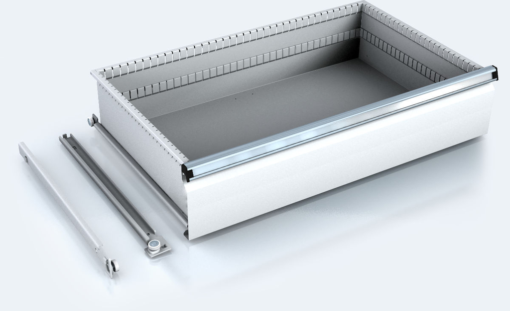 Zásuvka 4U - 4527E výsuv 80% - nosnost 90kg