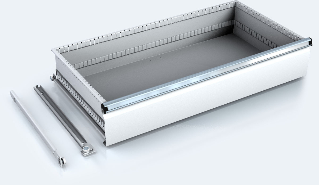 Zásuvka 4U - 5427E výsuv 80% - nosnost 90kg