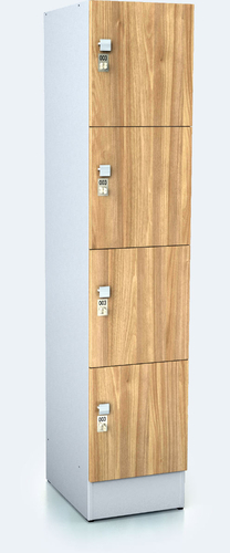 Premium lockers with four lockable boxes ALFORT DD 1920 x 400 x 520