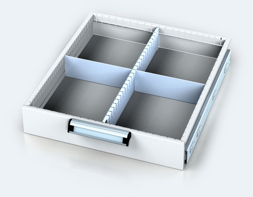 ESD dělicí materiál zásuvky 2U 24E x 27E - 4 díly - dmz22u24e27e4p-4