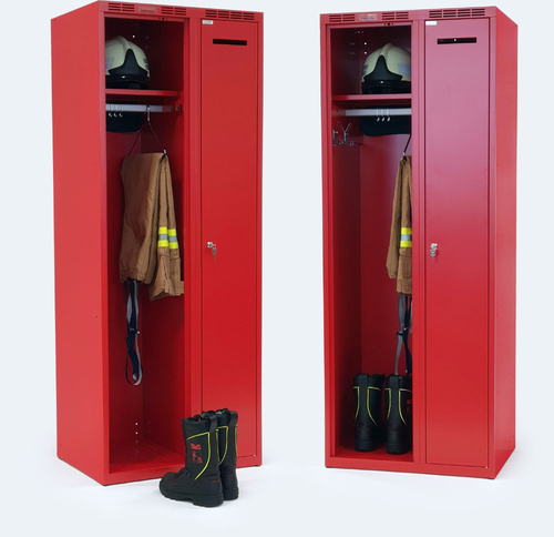 Šatní skříňka pro hasiče 1920 x 700 x 500 - Nejoblíbenější šatní skříň pro hasiče s úložným prostorem pro zásahový i civilní oděv