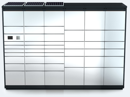 Exteriérová balíková doručovací jednotka s 47 ti boxy - ABE FV 47 K0001-cam-predni-1