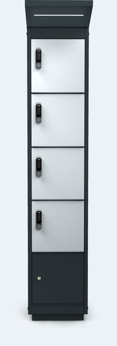 Nabíjecí sestava pro elektrokola - 4x dveře – LED