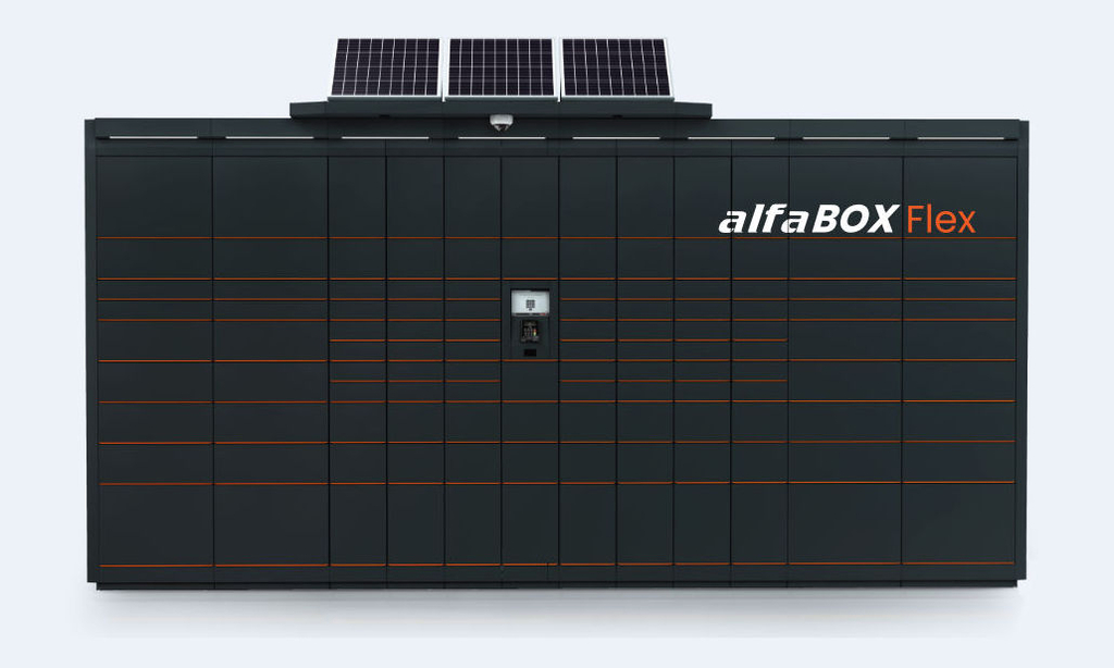 alfaBOX Flex – Solární parcel locker nové generace