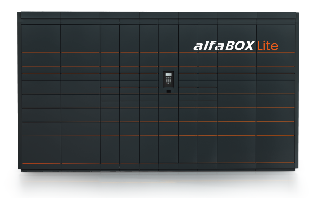 alfaBOX Lite – úsporná doručovací stanice s bateriovým napájením