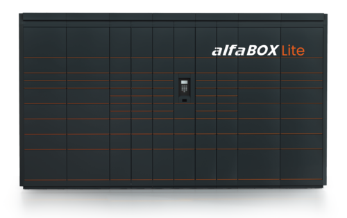 alfaBOX Lite – úsporná doručovací stanice s bateriovým napájením