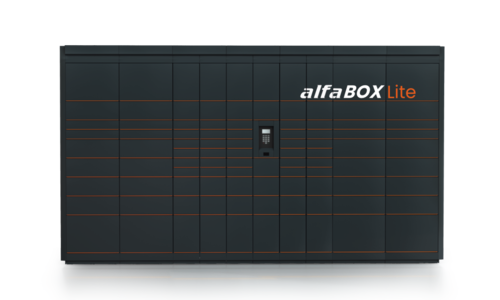 alfaBOX Lite – úsporná doručovací stanice s bateriovým napájením