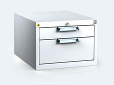 Závěsný univerzální ESD kontejner pro pracovní stoly 351 x 480 x 600 - 2x zásuvka - Závěsný univerzální ESD kontejner pro pracovní stoly 351 x 480 x 600 - 2x zásuvka