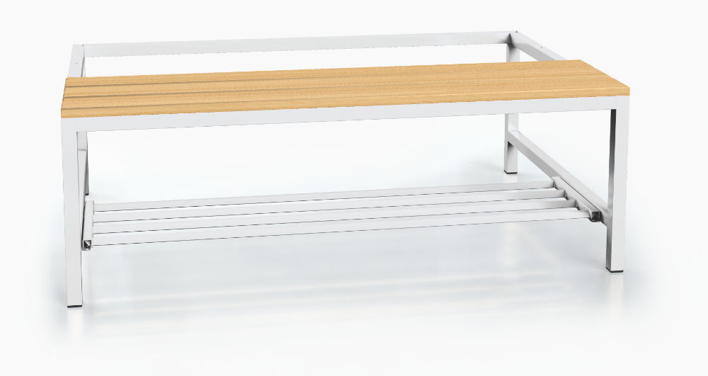 Předlavička s bukovými latěmi - se sklopným roštem 375 x 1050 x 800 - pl 105 lb r 7035