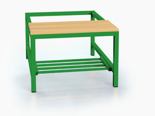 Předlavička s bukovými latěmi - se sklopným roštem 375 x 750 x 800 - pl 70 lb r 6024