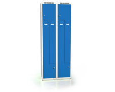 Šatní skříňka provedení dveří Z ALSIN 1800 x 700 x 500 - a3m352zs_7035_5012_c1_z