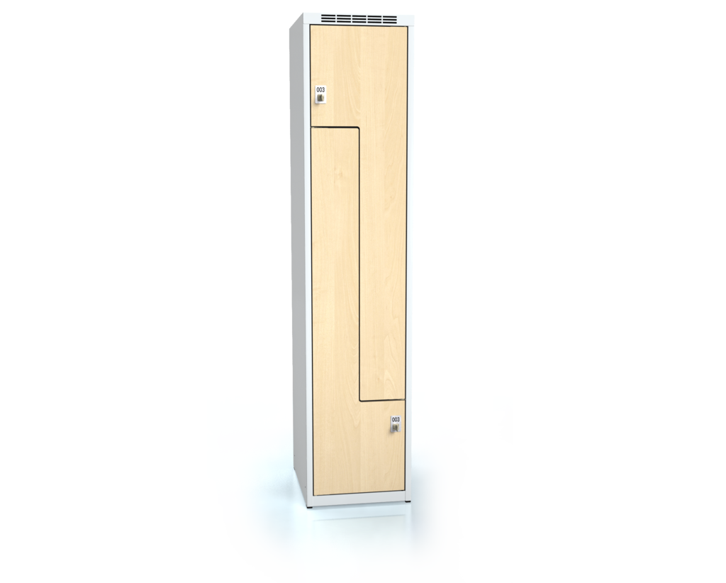 Šatní skříňka provedení dveří Z ALDERA 1800 x 400 x 500 - d3m401zs_7035_briza_c1_z