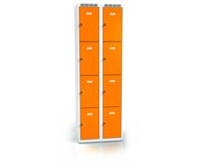 Šatní skříňka s osmi uzamykatelnými schránkami ALSIN 1800 x 600 x 500 - a2m3024o_7035_2004_c1_z