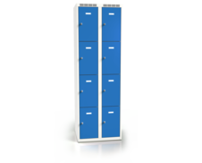 Šatní skříňka s osmi uzamykatelnými schránkami ALSIN 1800 x 600 x 500 - a2m3024o_7035_5012_c1_z
