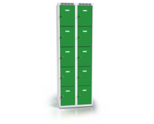 Šatní skříňka s deseti uzamykatelnými schránkami ALSIN 1800 x 600 x 500 - a2m3025o_7035_6024_c1_z
