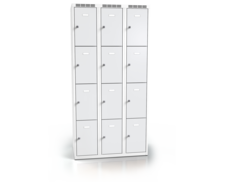 Šatní skříňka s dvanácti uzamykatelnými schránkami ALSIN 1800 x 900 x 500