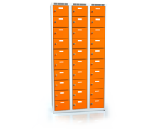 Šatní skříňka s třiceti uzamykatelnými schránkami ALSIN 1800 x 900 x 500 - a2m30310s_7035_2004_c1_z