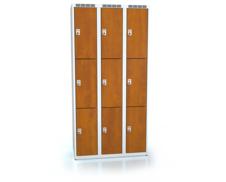 Šatní skříňka s devíti uzamykatelnými schránkami ALDERA 1800 x 900 x 500 - d3m3033o_7035_calvados_c1_z