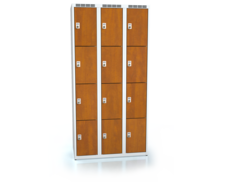 Šatní skříňka s dvanácti uzamykatelnými schránkami ALDERA 1800 x 900 x 500 - d3m3034o_7035_calvados_c1_z