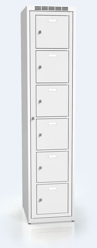 Šatní skříňka na distribuci pracovních oděvů 1800 x 400 x 500