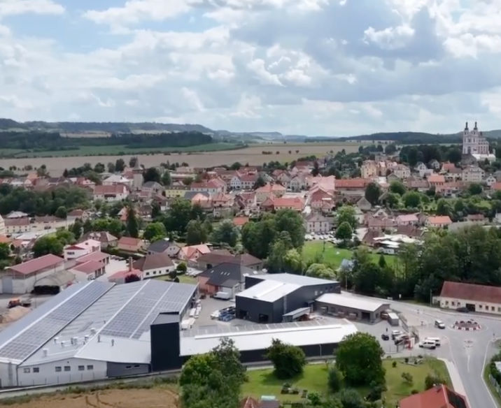 Léto v Luži z ptačí perspektivy 