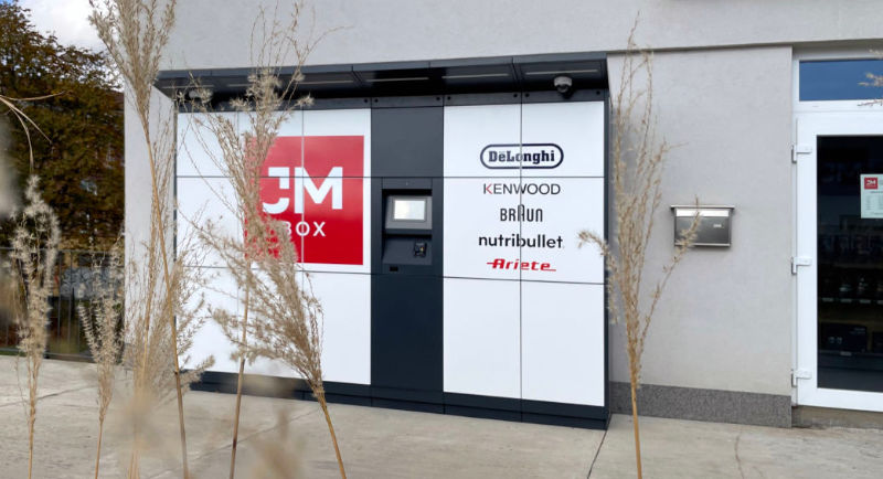 Samoobslužné výdejní boxy pro bezkontaktní předání opravených elektrospotřebičů zákazníkům