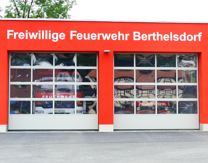 Vybavení šatny pro hasiče Berthelsdorf